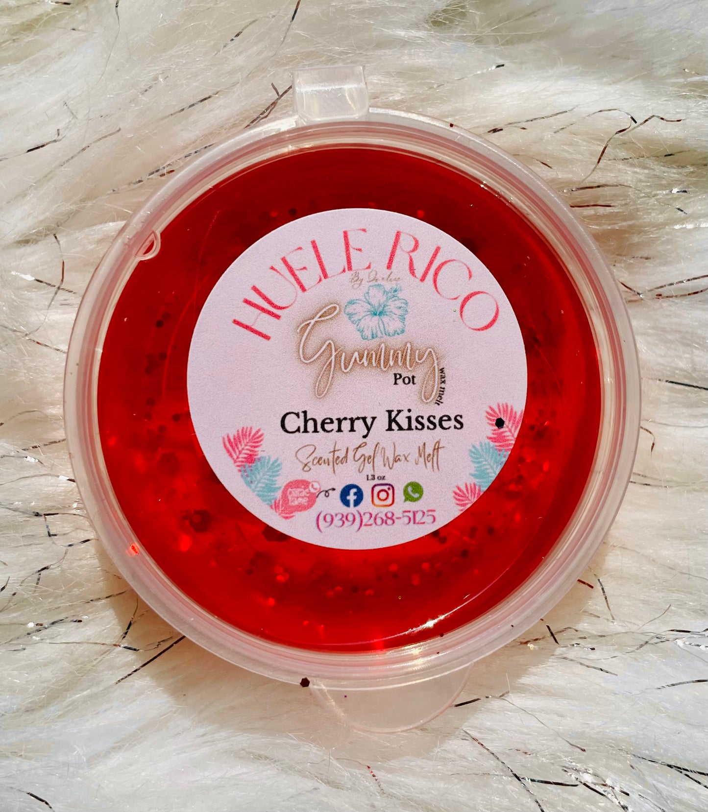 Gummy Pot Cherry Kisses